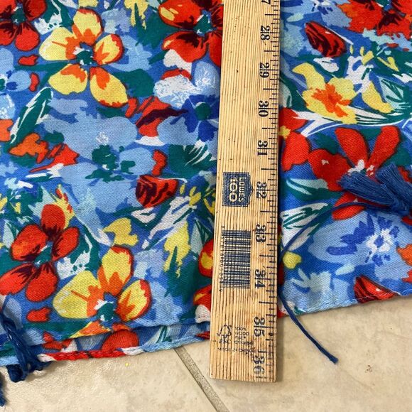 Anthropologie Do Everything in Love Open Front Kimono Cardigan Floral OS tassels - Picture 9 of 9